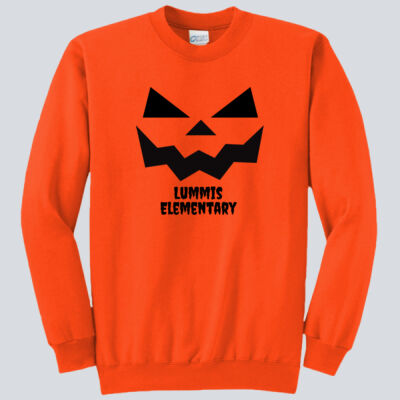 Adult Long Sleeve Shirt - Fall - Jacko Lantern Black Thumbnail